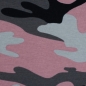 Preview: Jersey Vera Camouflage schwarz grau altrosa