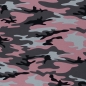 Preview: Jersey Vera Camouflage schwarz grau altrosa