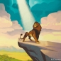 Preview: Jersey Disney Panel - Der König Der Löwen - Königsfelsen - petrol