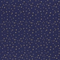 Preview: Baumwolle Webware Weihnachten Sterne dunkelblau gold