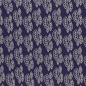 Preview: Jacquard Jersey Jills Leaves blau weiß by Cherry Picking