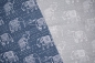 Preview: Canvas Dekostoff Home Dekor Premier Prints Twill Elefanten jeansblau
