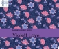 Preview: Jersey - Druck Violett Love lila Limited Edition