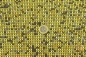 Preview: Jersey Knit Optik gelb ocker weiß braun