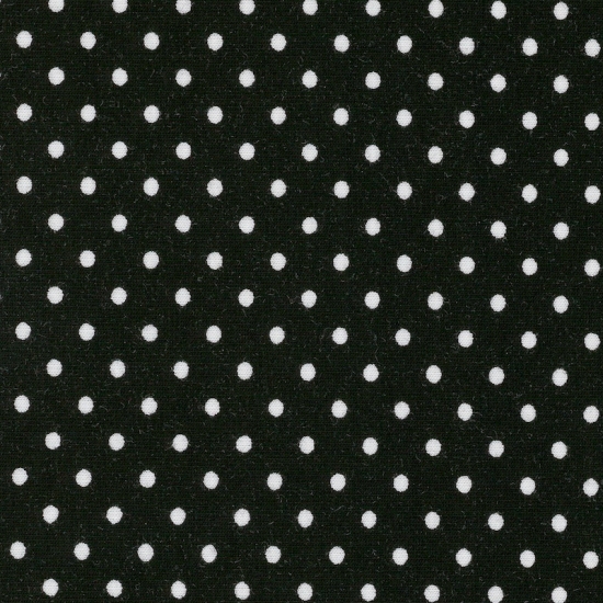 Jersey Verena kleine Punkte 3 mm schwarz weiß Farbnr. 299