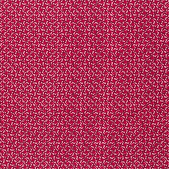 Baumwolle Webware Popeline Kim Wirbel - pink rot weiß Farbnr. 934