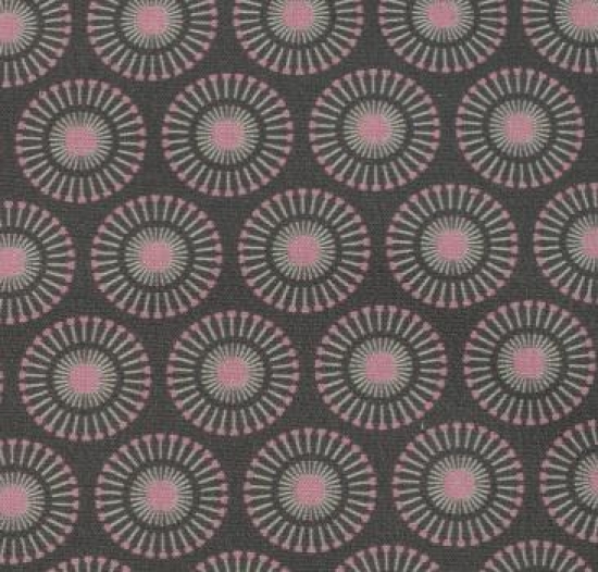 Baumwolle Webware Sew Love by lycklig design Stecknadeln grau rosa weiß