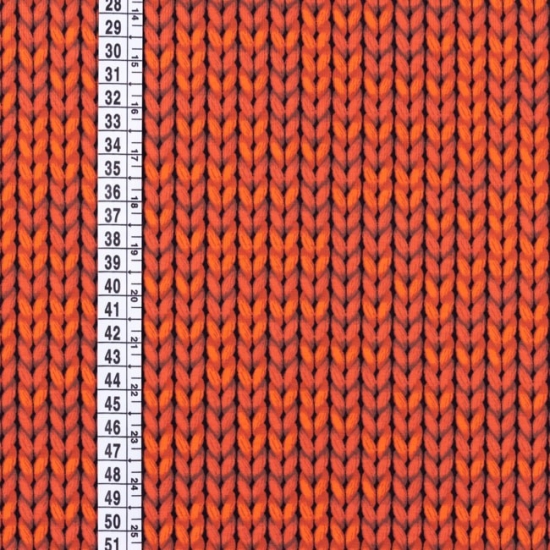 Jersey Knit Knit orange