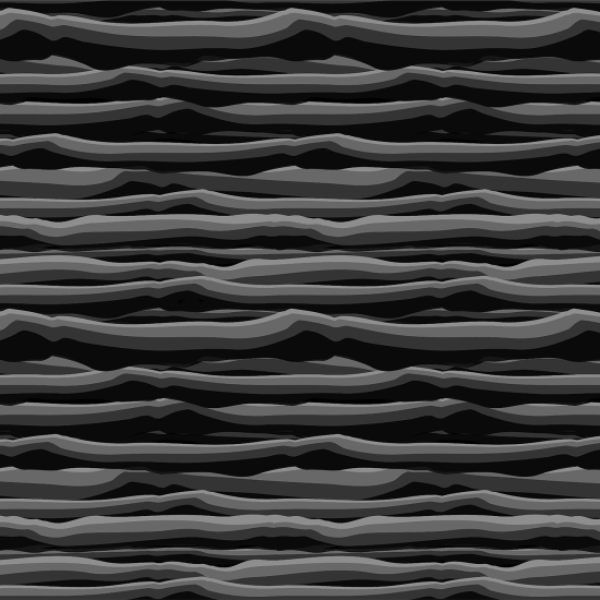Jersey Wavy Stripes by lycklig Design schwarz grau - 299183