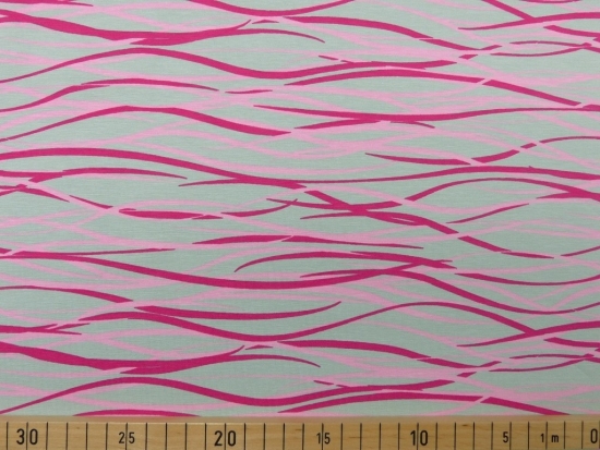 Jersey Druck von Petra Laitner Wire grau rosa pink