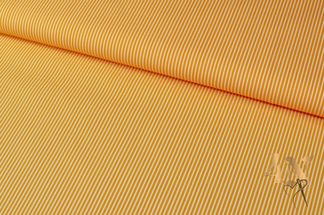 Baumwolle Streifen gelb