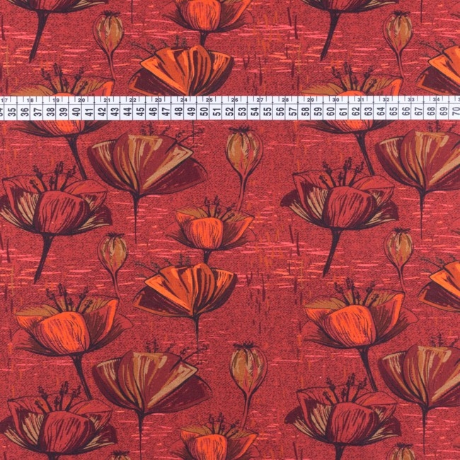 Jersey Mohnblumen - Blumen - rot